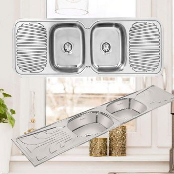 Double Bowl Drain Sinks in Uttar Pradesh