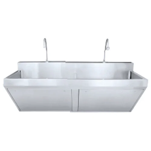 2 Bay Stainless Steel Scrub Sink Manufacturers, Suppliers and Exporters in Uttar Pradesh