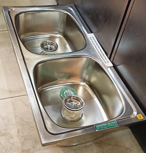Double Bowl Stainless Steel Sink Manufacturers, Suppliers and Exporters in Uttar Pradesh