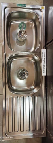 Double Bowl Drain Sink Manufacturers, Suppliers and Exporters in Uttar Pradesh