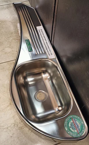 Stainless Steel Wash Basin Complete for Indian Railway Coaches (R.H.) and (L.H.) Manufacturers, Suppliers and Exporters in Uttar Pradesh